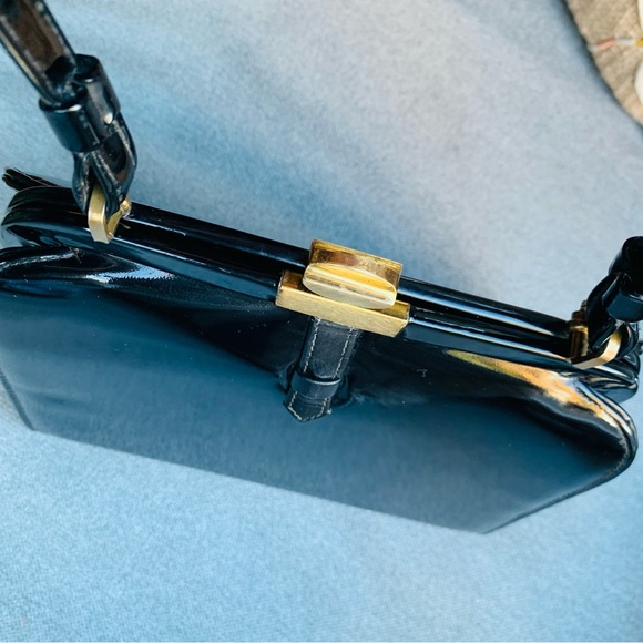 Vintage patent leather bag - Picture 5 of 10